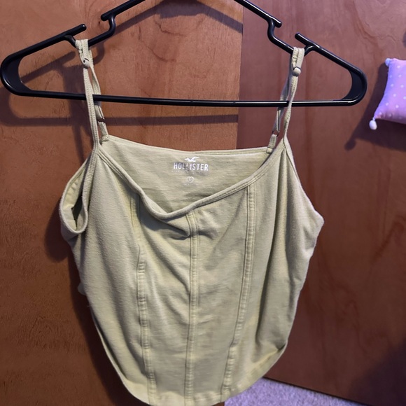 Hollister Tops - Hollister Green Fitted Bustier Camisole